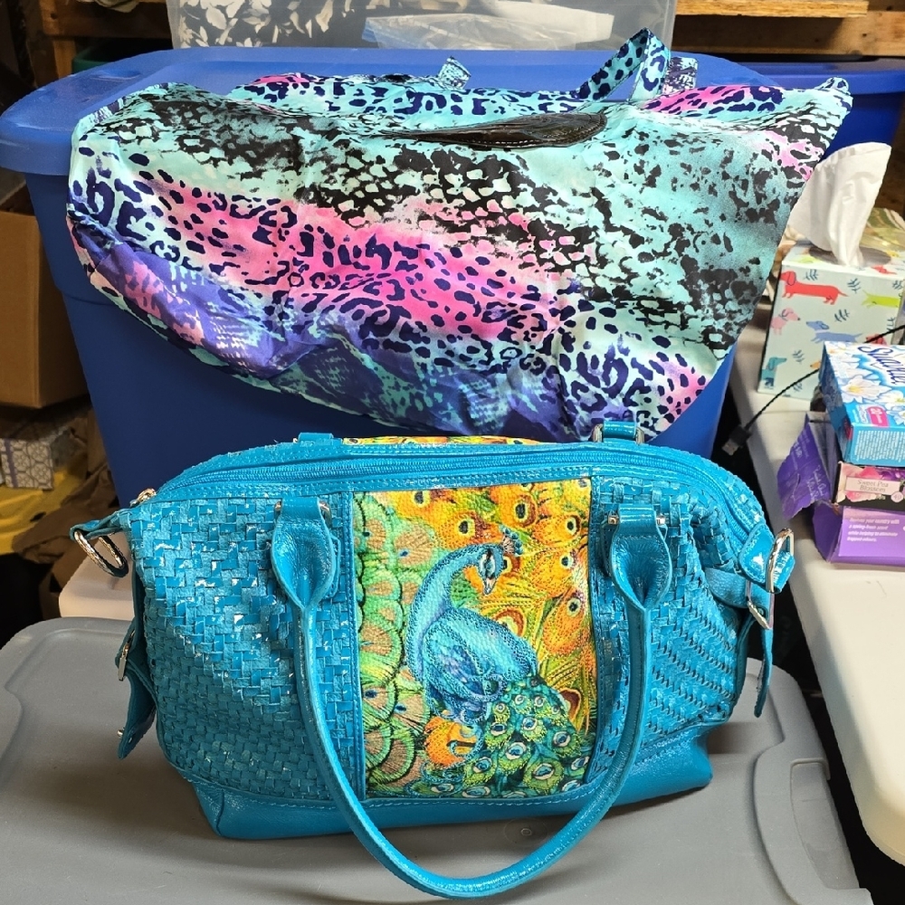 Sharif Peacock Purse